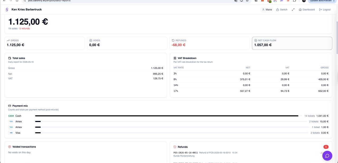 Daily report